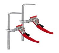 Katnetoly 2 Pezzi Morsetto da Tavolo A Cricchetto, Morsetto per Guida di Scorrimento per Seghetto A Cricchetto Rapido per Tavolo e di Guida Morsetto per Lavorazione del Legno