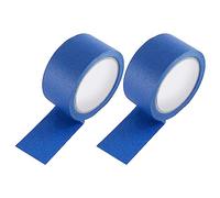 Katnetoly 2 Pezzi Nastro Blu per Pittori 2 Pollici di Larghezza, Nastro Adesivo Rimovibile, per La Decorazione della Casa, Stampante 3D, Calligrafia e Pittura