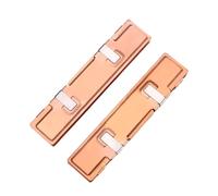 Katnetoly 2 Pezzo Rame Puro RAM Dissipatore di Radiatore per RAM Memory Cooler Dissipatore di di Raffreddamento Desktop Memory Radiatore DDR2 DDR3 DDR4