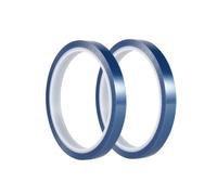 Katnetoly 2 Rotoli 10 Mm X 33 M (108 Piedi) Nastro Adesivo Termico Blu per Stampa un Sublimazione Termica Residui e Vinile un Trasferimento Termico