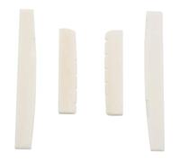 Katnetoly 2 Set di 4 Pezzi 6 Corde per Chitarra Acustica Bone Bridge E Dado Realizzato in Real Bone