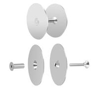 Katnetoly 2 Set Piastra di Copertura per Della Serratura per Cilindro Europeo 2-5/8" per Sicurezza Casa