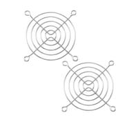 Katnetoly 2 X Protezione per Griglia di Protezione Filo Metallico Wire Grid 80 Mm Ventola di Raffreddamento per PC