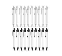 Katnetoly 20 Penne per Sublimazione con Penna A Clip Personalizzata In Alluminio Termoretraibile