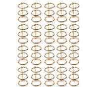 Katnetoly 20 Pezzi 3 Anelli in Libro Anelli Raccoglitori Foglia Libri Ufficio Anelli a Scatto Diviso Incernierato con 20 Mm di Diametro Interno Anelli Libro in