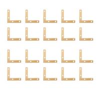 Katnetoly 20 Pezzi 51 mm Angolo Piatto Destro Angolo 90 ° Riparazione Staffa Piastra Di Fissaggio Brace