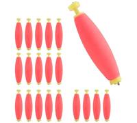 Katnetoly 20 Pezzi di Pesca Bobbers Schiuma Ponderata Snap sopra Float Ponderati per Attrezzatura da Pesca Accessori Forniture per La Pesca