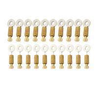 Katnetoly 20 Pezzi di Posizionamento In Pelle, di Bloccaggio Posizionati In Pelle per Cuciture Artigianali In Pelle DIY