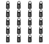 Katnetoly 20 Pezzi Lucchetto con Combinazione di Codice Numerico In Lega di Sicurezza per Borsa, Bagaglio, Cerniera, Borsa, Antifurto