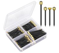 Katnetoly 200 Pezzi di Chiodi per Appendere Quadri, Kit di Cornici per Appendere, 4 Misure, Chiodi da Parete Adatti per Foto, Chiodi per Foto da Parete per Decorazione da Parete