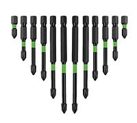 Katnetoly 2023Nuovo Set di Punte per Cacciavite, Set da 12 Pezzi per Trapano Avvitatore S2, Punte a Testa Robusta per Trapano a Percussione per Cacciavite Elettrico