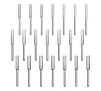 Katnetoly 21 Pezzi di Affilatrice per Motosega Diamantata da 1/8 di Pollice, Pietra Abrasiva Ad Alta Durezza, Kit per Affilare Motoseghe