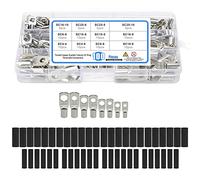 Katnetoly 220 Pz Terminali Ad Nudo Lug Tubo di Rame Stagnato Lug Seal Batteria Connettori Crimpato SC4-SC25