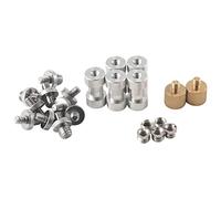 Katnetoly 22Pack Telecamera Adattatore a Vite 1/4 a 1/4 Vite da 1/4 a 3/8 Treppiede Convertitore Adattatore Vite Spigot Vite Set per Telecamera Treppiede Monopiede Ballhead Flash Luce