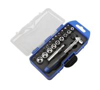 Katnetoly 23PC Kit Gruppo di Prolunga per Chiave A Cricchetto Rapida Strumento per Kit Gruppo Chiave A Cricchetto per Uso Domestico Facile da Usare