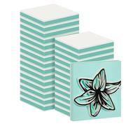 Katnetoly 24 Blocchi di Linoleum In Gomma da 2 X 2 Pollici per Incisioni, Timbri, DIY, Bianca e Verde