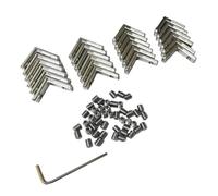 Katnetoly 24 Pezzi 2020 Serie L-Shape Staffa di Giunzione Angolare Interna con