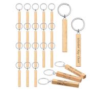 Katnetoly 24 Pezzi In Legno Vuoti Rettangolari DIY In Legno Vuoti Rettangolari, DIY, Regali di In Legno