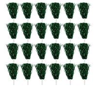 Katnetoly 24 Pz Pom Pom Cheerleading Cheer Pom Pom con Manico nel Plastica per Adulti Bambini Cheerleaders Party Verde