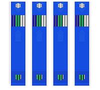 Katnetoly 24 Ricariche per Matite da Carpentiere Solide 2,8 mm Ricariche per Matite per la Lavorazione del Legno per Marcatori A Matita Meccanica per Fori Profondi