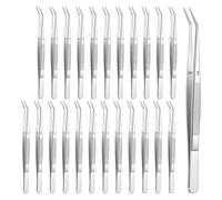 Katnetoly 24Pcs Pinzette In Acciaio Inossidabile 6 Pollici Pinzette Lunghe per L', per la Cucitura Artigianale