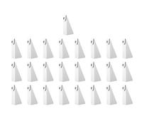 Katnetoly 25 Cunei per Grondaie In Alluminio Bianco per Grondaie Stile K da 5 Pollici, Livellano Le Grondaie su Angolari per Pendenza del Tetto per 3/12, A