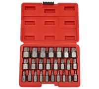 Katnetoly 25 Pezzi Estrattori di Gambo Esagonale Strumento di Rimozione Delle Imperiali per Danneggiate Strumento di Estrazione Dei Bulloni Colore Naturale