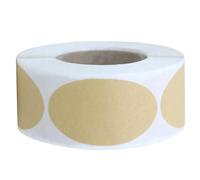 Katnetoly 250 Pezzi Etichette Adesive In Rotolo Fai-Da-Te Vuote Fatte A Mano per la Cottura, Regali, Vasetti