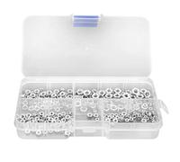 Katnetoly 250 Pz/Set M1.6 M2 M2.5 M3 in Acciaio Al Carbonio con Dado Esagonale Kit Assortimento Esagonali con Filettatura