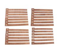 Katnetoly 26 Pezzi Divisori per Dischi In Vinile Divisori per Dischi In Legno Alfabetico Divisori per Dischi In Vinile Portadischi