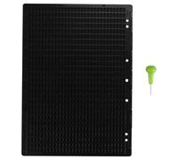 Katnetoly 27 Linee e 30 Griglie Pratica Lavagna Portatile in Plastica Braille con Stilo
