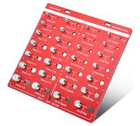 Katnetoly 28 Accessori per il Controllo Della Filettatura di e Bulloni Dimensioni Dei Bulloni, Righello Standard con Pollici e Centimetri su Entrambi I Lati