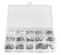 Katnetoly 290PZ / Set e Kit di Assortimento di Rondelle Elastiche per Clip e Acciaio Inossidabile 1.2-15 Mm Clip per di Sicurezza Esterno per Albero Pulegge