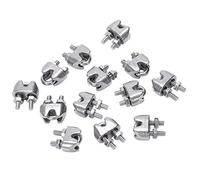 Katnetoly 2Mm Fermaglio Del Morsetto Del Del Metallico 'Acciaio Inossidabile Da 1/16 Pollici 12PZ