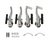 Katnetoly 2Pair V Brake Bicicletta Universale V Brake Mountain Bike V Brake Clamp Set con Pastiglie Freno