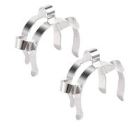 Katnetoly 2pcs 24# in acciaio clip Keck morsetto per 24/29 24/40 vetro smerigliato comune