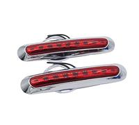 Katnetoly 2PZ 9 Luci di Posizione Laterali Un LED per Posteriore per Auto Camion Rimorchio Luci Posteriori Parcheggio Rosso