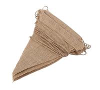 Katnetoly 3.7M Bandiere di Shabby Chic Wedding Bunting Pizzo Tela di Tela di