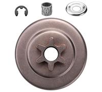 Katnetoly 3/8 6T Pignone Frizione Rondella Kit E-Clip per Motosega 017 018 021 023 025 Ms170 Ms180 Ms210 Ms230 Ms250 1123