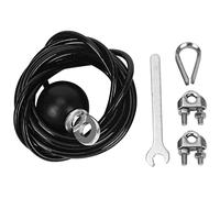 Katnetoly 3 Metri di Regolabile da Palestra Metallico Parti di Ricambio nel Acciaio Resistente per Fitness da Palestra Domestica