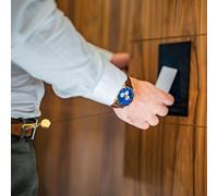 Katnetoly 3 Pezzi Badge Retrattile, & & Rosa, Moschettone con Catena, Carabiner, Clip per Cintura Portabadge Carta D'Identità