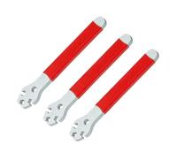 Katnetoly 3 Pezzi Rosso Mountain Bike Spoke Wrench Regolazione Correttore Installazione di Strumento di Tappo del Raggio in Acciaio