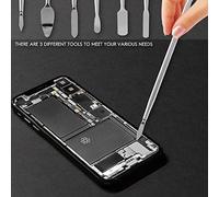 Katnetoly 3 Pezzi/Set di Strumenti di Riparazione Indiscreti Attrezzo del Telefono Mobile Tablet Cellulare Leva di Metallo Barra Strumento di Smontaggio per Tablet Cellulare