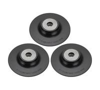Katnetoly 3 Platorelli di Supporto In Plastica per Smerigliatrice Angolare Compatibili con Levigatrice A Disco con Filettatura Interna M14, Smerigliatrice Angolare, Diametro 115 mm