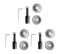 Katnetoly 3 Set di di Collegamento per Mole Abrasive per Aste di Lucidatura e Rettifica Motore 775 da 10 mm