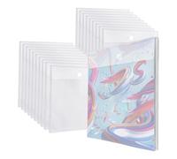 Katnetoly 30 Pezzi 12x12 Pollici Portaoggetti per Riporre La Carta per Album di Ritagli Portaoggetti per Carta Artigianale per Contenere Carta per Album, Vinile