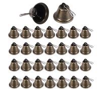 Katnetoly 30 Pezzi Campane Artigianali Campane Piccole Campane nel Campane Vintage con Ganci per Appendere Campanelli Eolici Addestramento del Cane