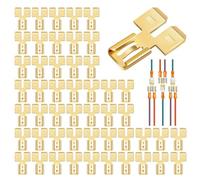 Katnetoly 30 Pezzi Connettore A Forcella Doppio Posteriore A Disconnessione Rapida Adattatore Terminale Elettrico Bidirezionale Non Isolato Singolo