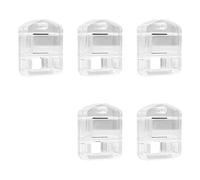 Katnetoly 30 Pezzi di Filo da Ricamo Acrilico A Goccia, Organizzatori di Filo da Ricamo Trasparenti, Bobine di Filo Sottili, Bobine di Filo per Punto Croce