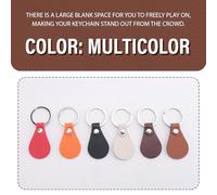 Katnetoly 30 Pezzi di in Pelle in PU con Borchie e, Multicolore in Sublimazione in Bianco.